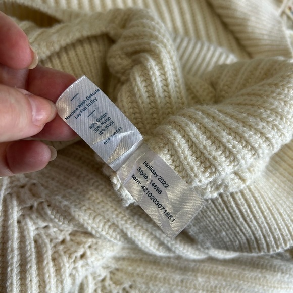 Marine Layer Cream Skyler Sweater - Picture 11 of 11